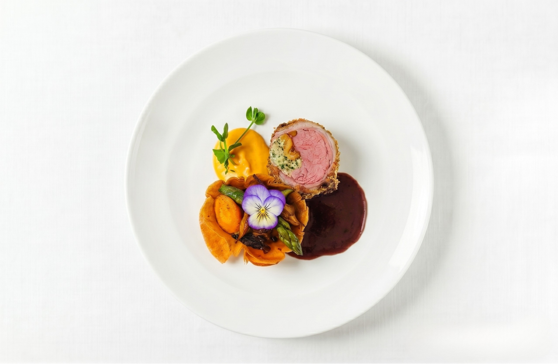 Plat sauce — L'Oxalis